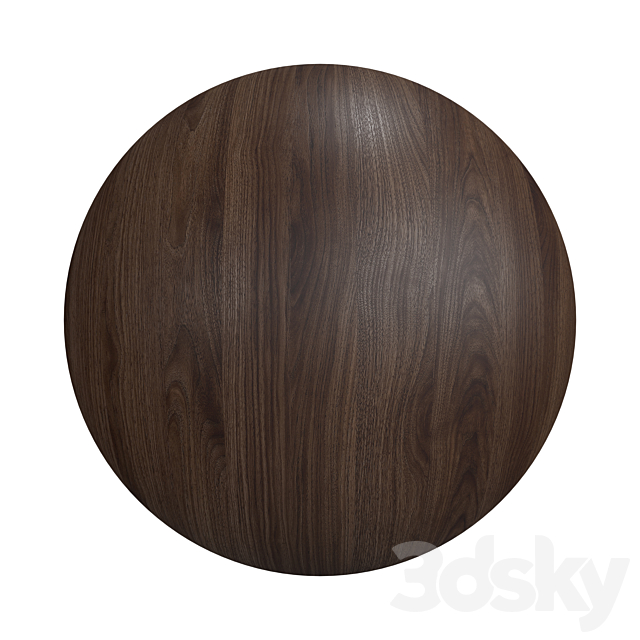 Texture Walnut №4 3ds Max - thumbnail 3