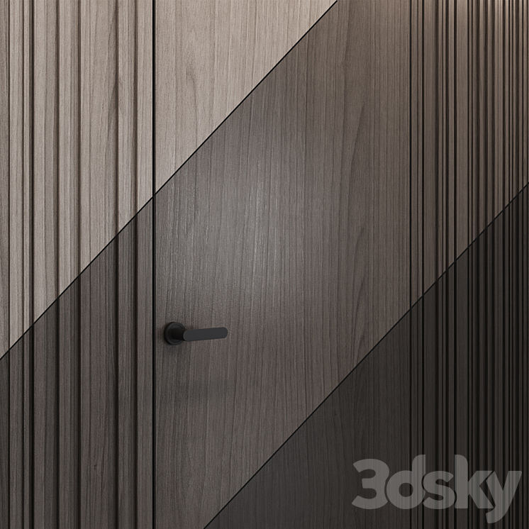 Wall Panel 06 Muzafarov Collection 3DS Max Model - thumbnail 2