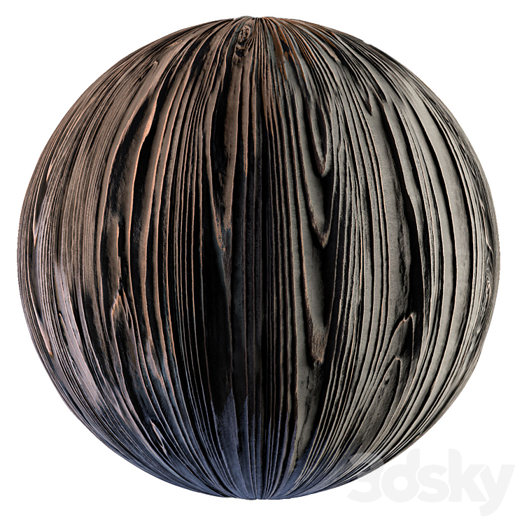 Wood 23 Smart Material (pbr) 3DS Max Model - thumbnail 1