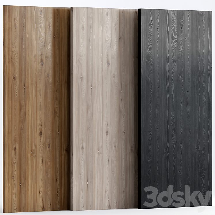 Wood 7 with 3 materials 3DS Max Model - thumbnail 3