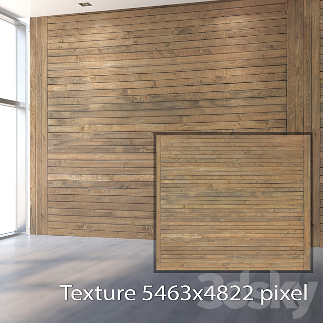 Wood lining 940 3DS Max Model - thumbnail 2