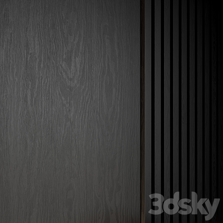 Wood material is seamless. Dark ebony. 3DS Max - thumbnail 2