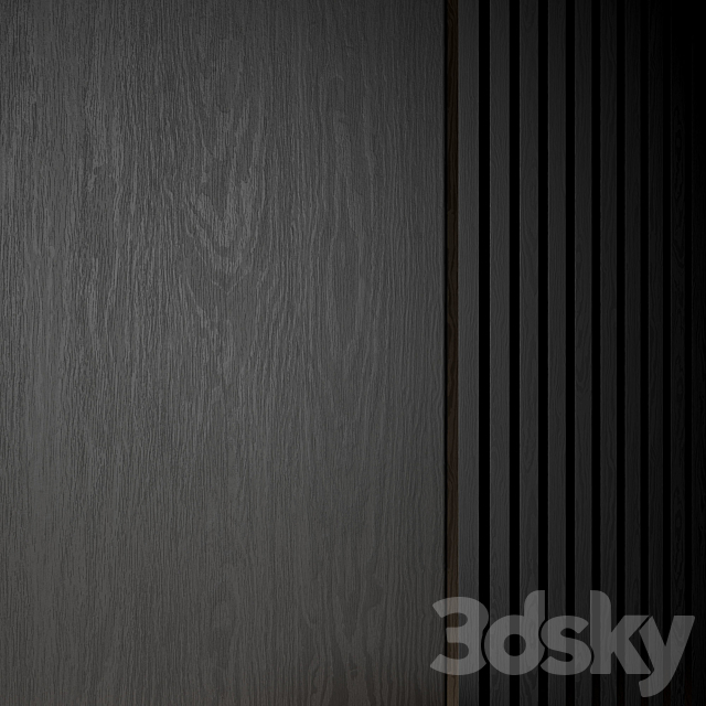 Wood material is seamless. Dark. ebony. 3DSMax File - thumbnail 2