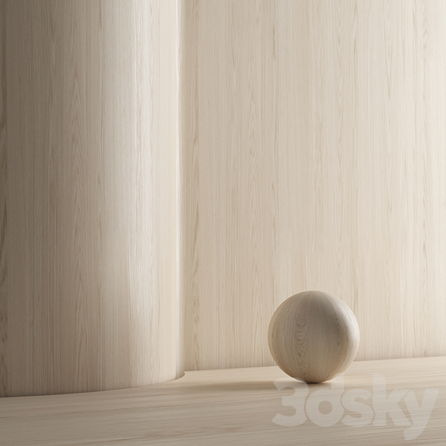 Wood material Oak 010 (Seamless texture) 3DS Max Model - thumbnail 4