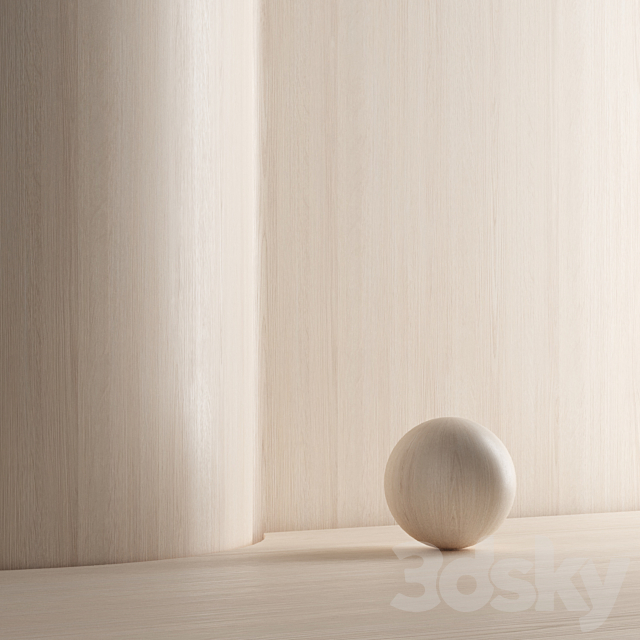 Wood material Oak 011 (Seamless texture) 3DS Max Model - thumbnail 4