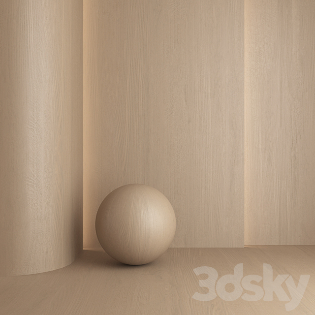 Wood materials Oak – 7 colors – set 01 3DS Max Model - thumbnail 4