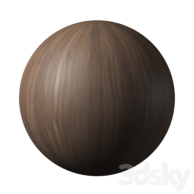 Wood materials Walnut set 01 3ds Max - thumbnail 2