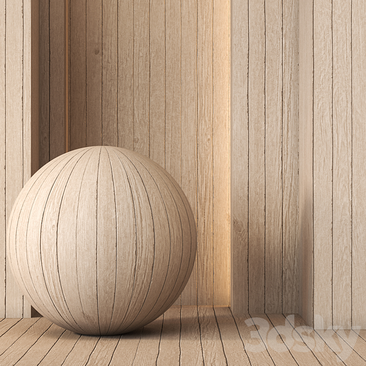 Wood Plank Texture 4K – Seamless 3DS Max Model - thumbnail 1