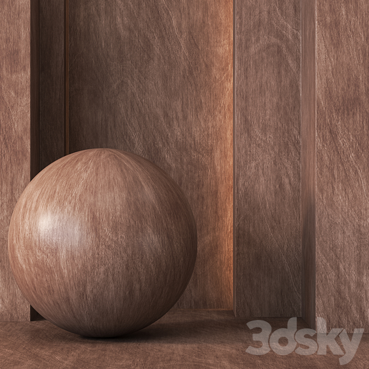 Wood Texture 4K – Seamless – 2 Colors 3DS Max Model - thumbnail 2