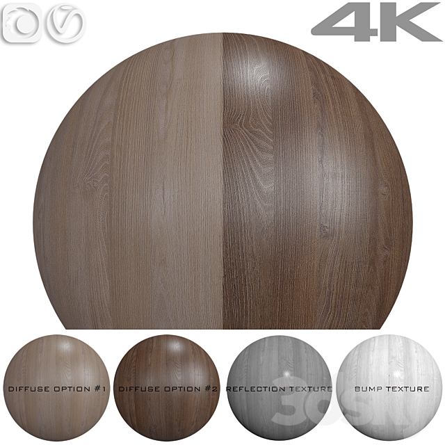 Wood texture – Acacia 3ds Max - thumbnail 1