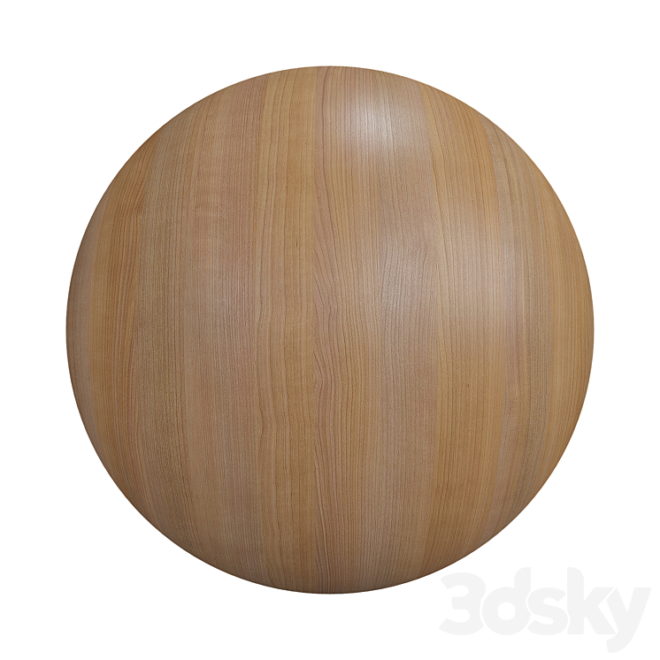 Wood texture – Cherry 3DS Max Model - thumbnail 2