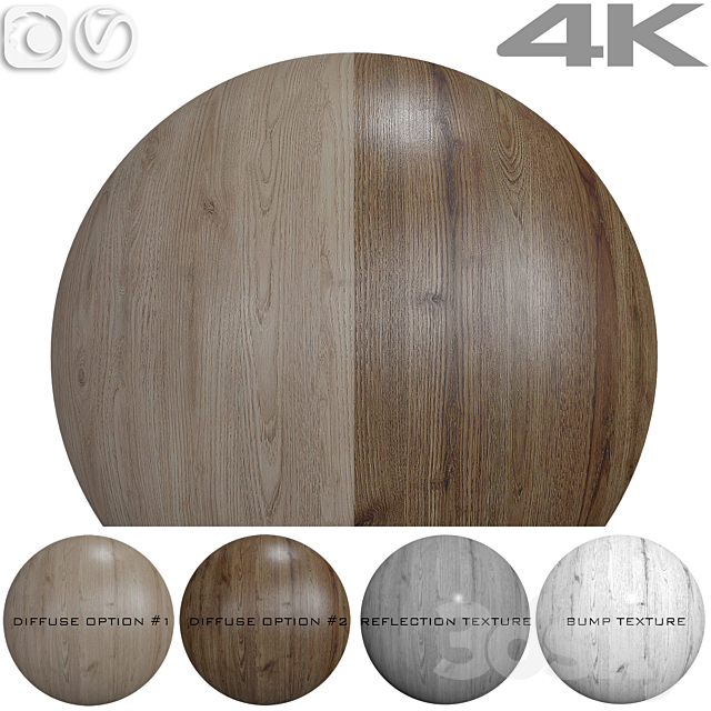 Wood texture – Chestnut 3ds Max - thumbnail 1