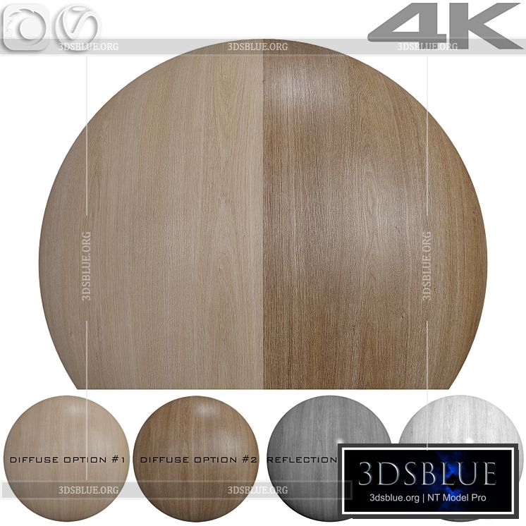 Wood texture – Oak ?15 3DS Max - thumbnail 3