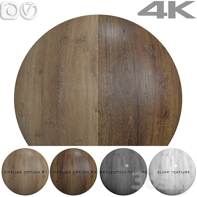 Wood texture – Oak №16 3DS Max Model - thumbnail 3