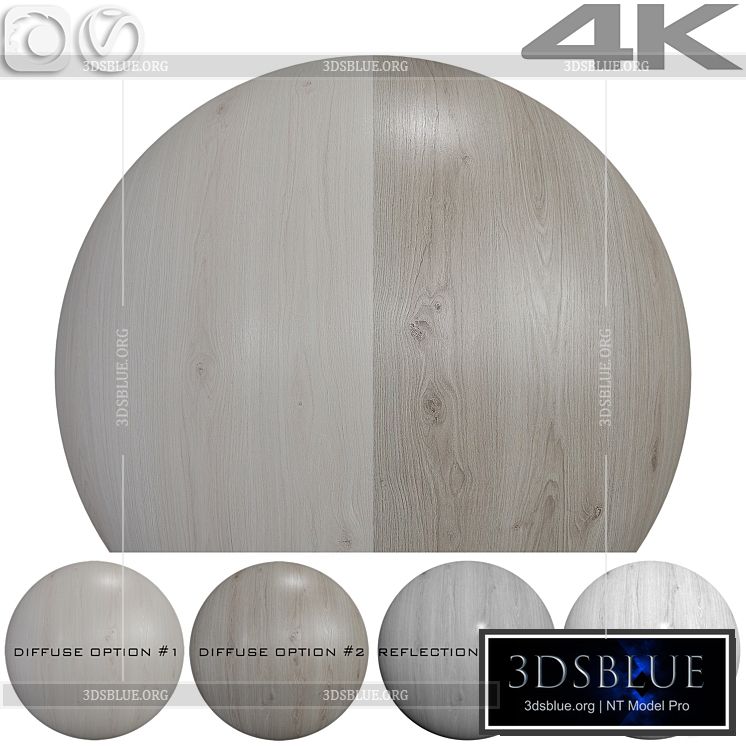 Wood texture – Oak No. 8 3DS Max - thumbnail 3