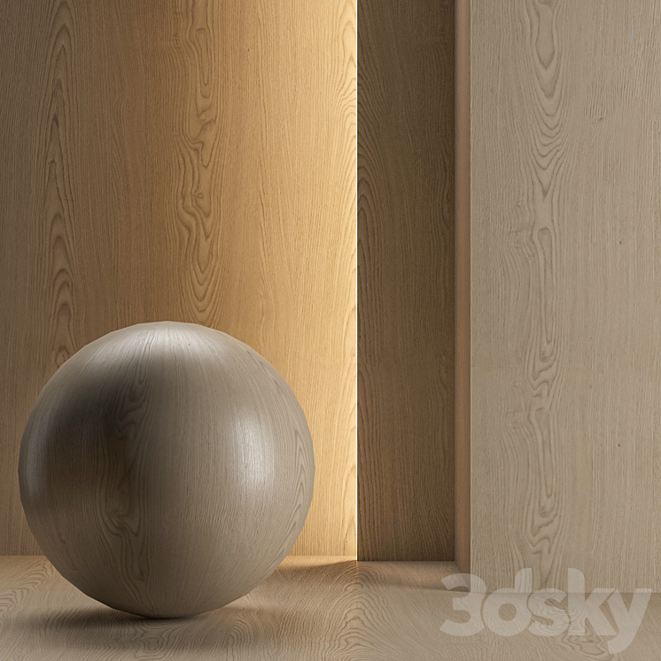 wood veneer 3DS Max Model - thumbnail 3