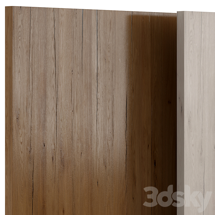 Wood_1 with 3 materials 3DS Max - thumbnail 2