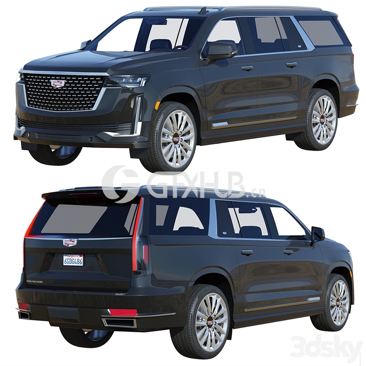 Cadillac Escalade ESV Luxury 2021 – 3379 - thumbnail 1