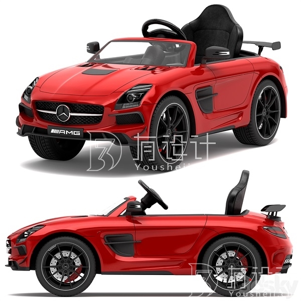 Children electric car Mercedes-Benz SLS AMG – 3389 - thumbnail 1