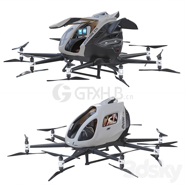 Ehang Flying Taxi – 3395 - thumbnail 1