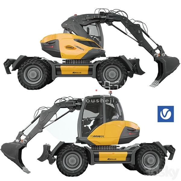 Excavator_Mecalac_11_Mwr – 3400 - thumbnail 1