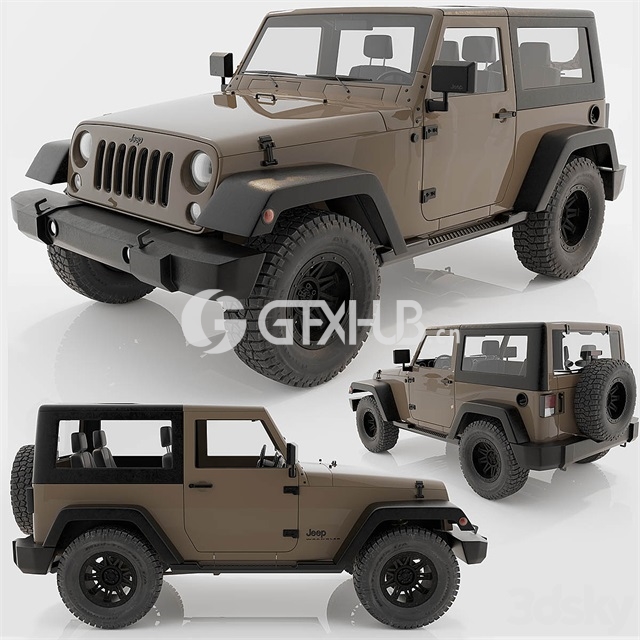 jeep wrangler rubicon – 3442 - thumbnail 1