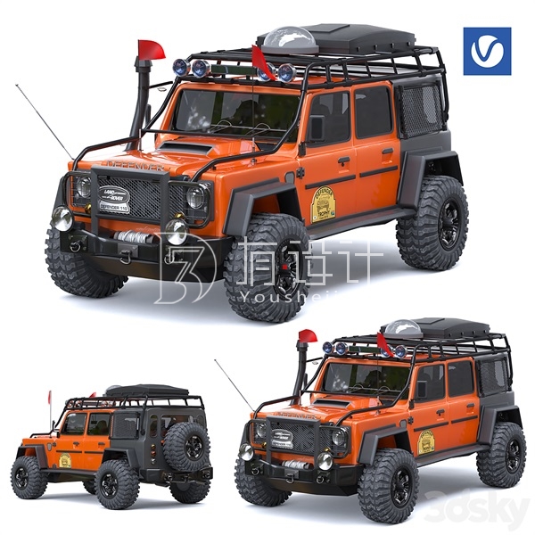 Land_Rover_Defender_Off_Road – 3461 - thumbnail 1