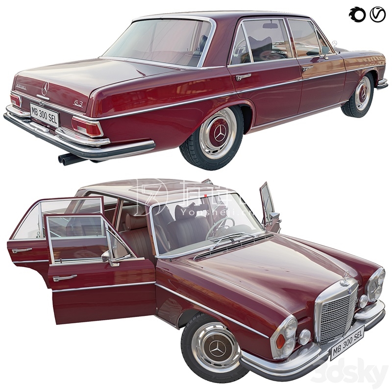 Mercedes-benz 300 sel 3.6 – 3495 - thumbnail 1