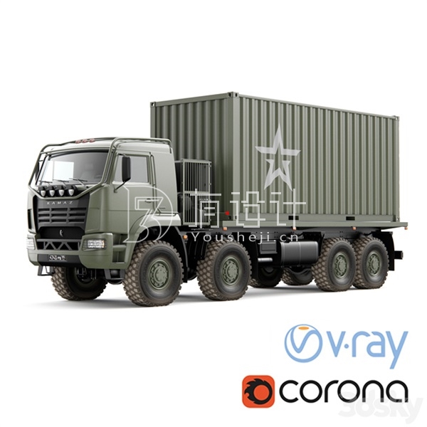 Truck_KAMAZ_6560 – 3574 - thumbnail 1