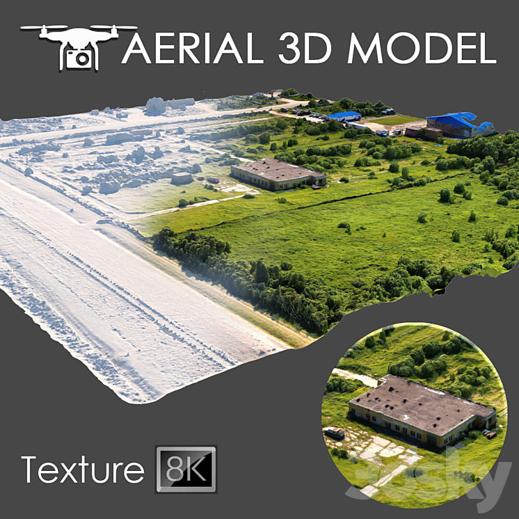 Aerial scan 1 3DS Max - thumbnail 1