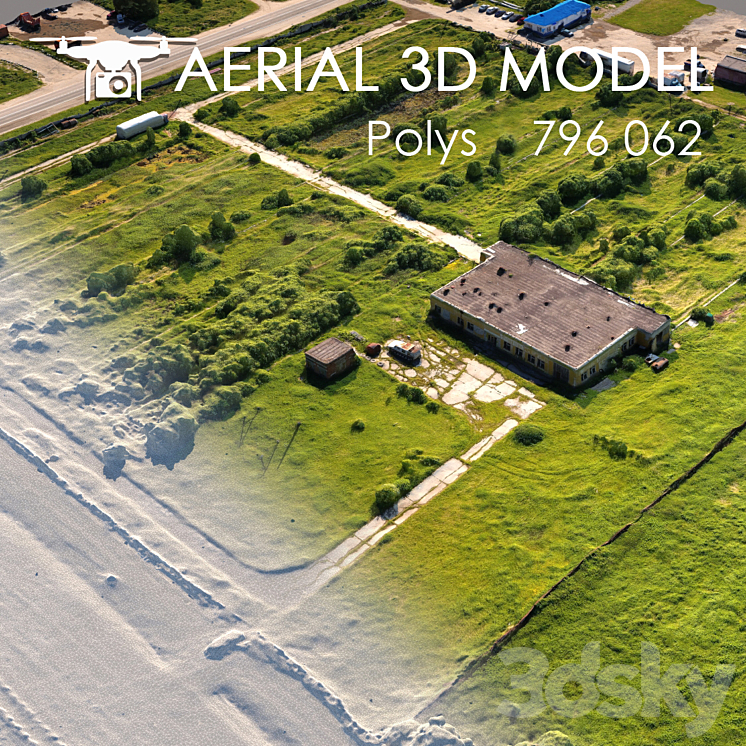 Aerial scan 1 3DS Max - thumbnail 2