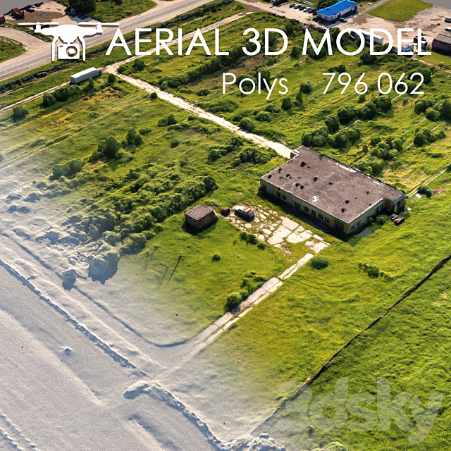 Aerial scan 1 3DSMax File - thumbnail 2