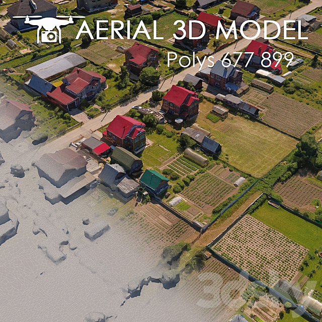 Aerial scan 10 3DS Max Model - thumbnail 2