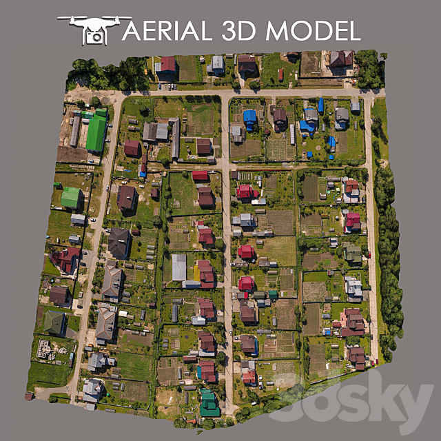 Aerial scan 10 3DS Max Model - thumbnail 3