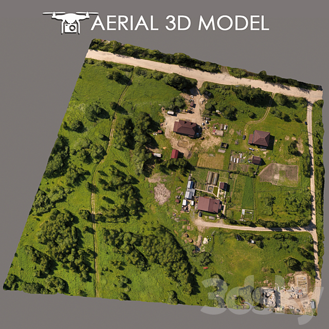 Aerial scan 9 3ds Max - thumbnail 3