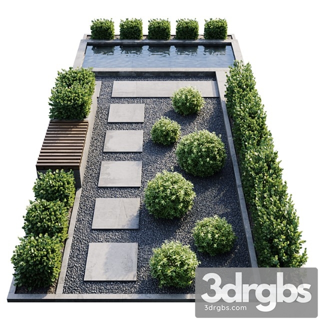 Backyard 1 3dsmax Download - thumbnail 1