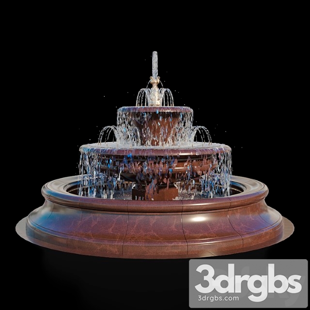 Bees Fountain 3dsmax Download - thumbnail 1