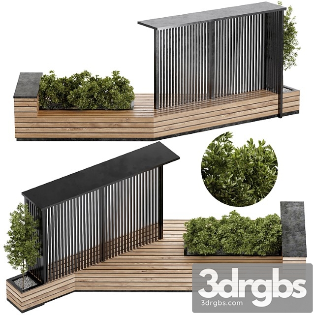 Bench 03 3dsmax Download - thumbnail 1