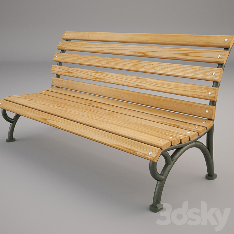 Bench 3DS Max - thumbnail 1