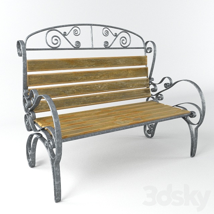 bench 3DS Max - thumbnail 1