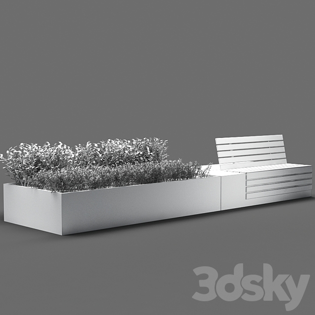 bench1046 3DSMax File - thumbnail 3