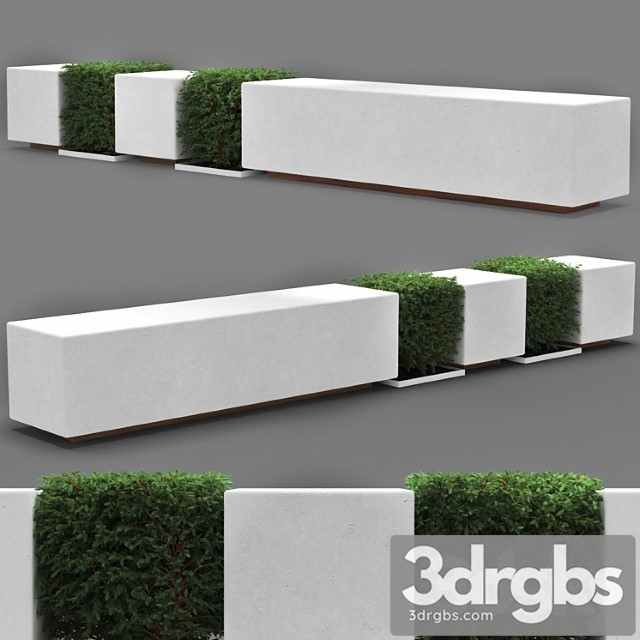 Bench1102 3dsmax Download - thumbnail 1