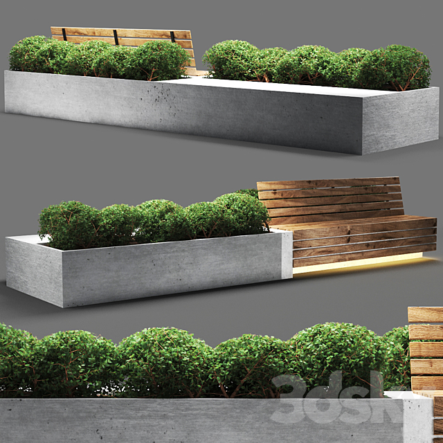 bench711 3DSMax File - thumbnail 1