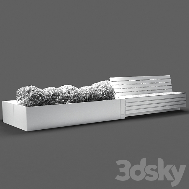 bench711 3DSMax File - thumbnail 3