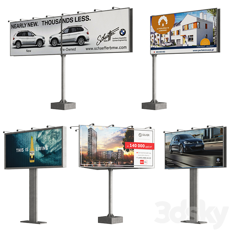 Billboards 3DS Max - thumbnail 1