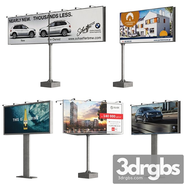 Billboards 3dsmax Download - thumbnail 1