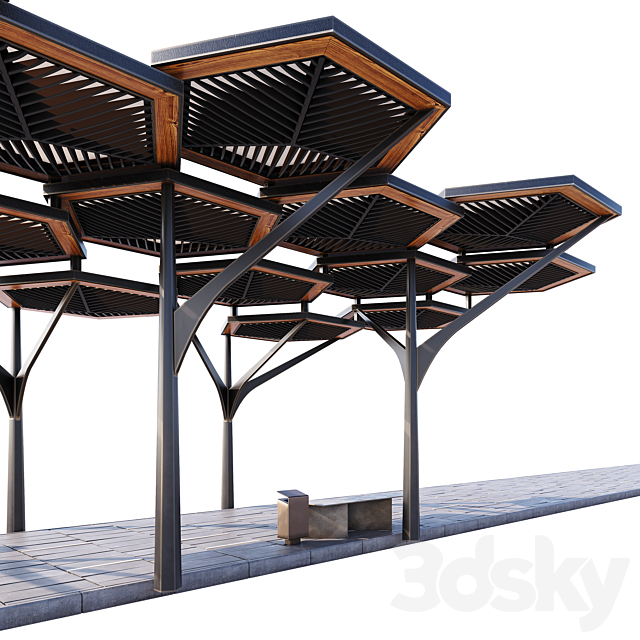 canopy 3DS Max Model - thumbnail 2