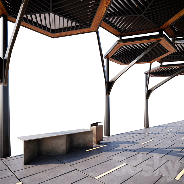 canopy 3DS Max Model - thumbnail 5