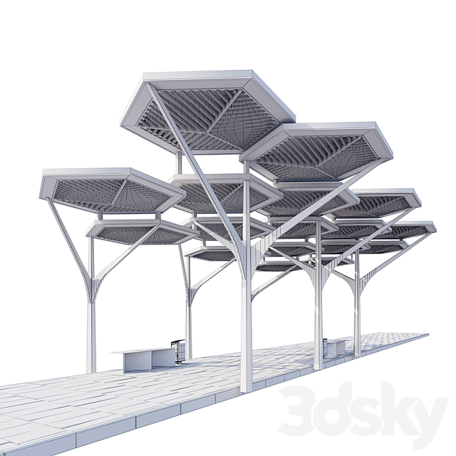 canopy 3DS Max Model - thumbnail 6