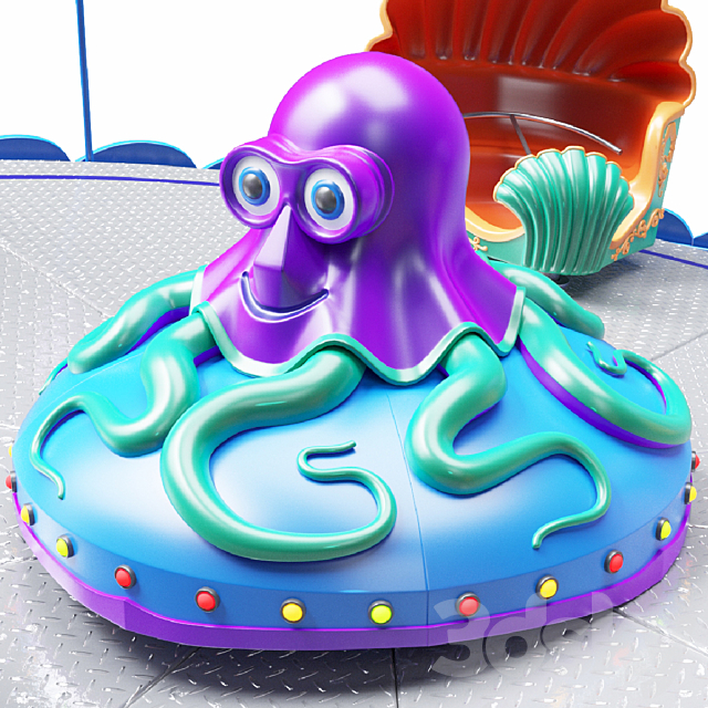 Carousel 3DS Max Model - thumbnail 3